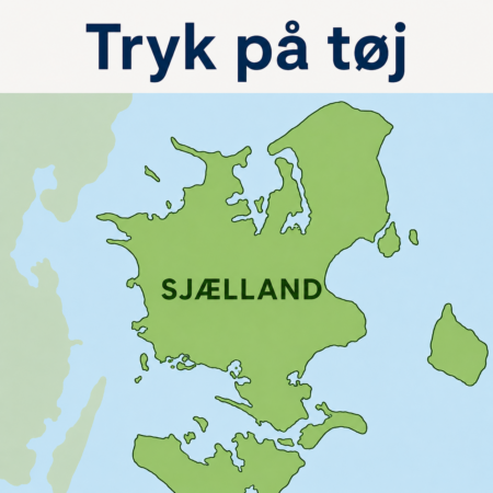 Tryk på tøj Sjælland